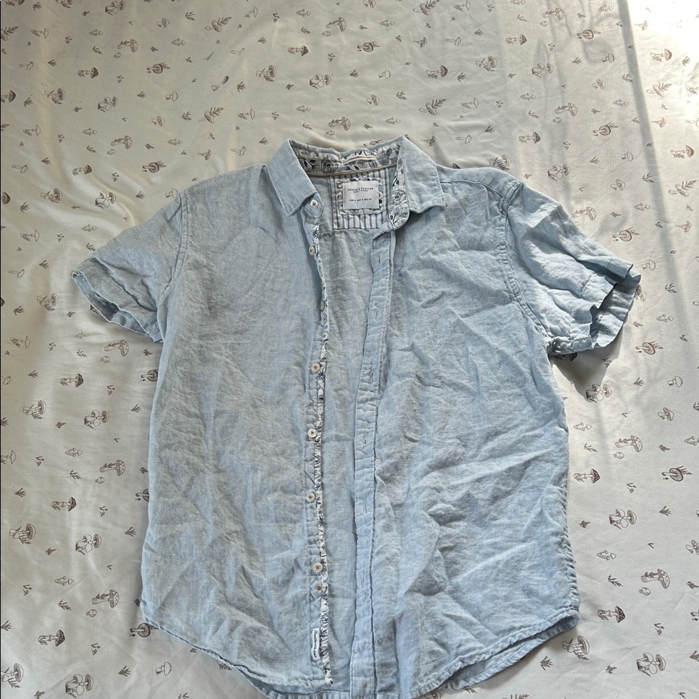 Denim & Flower Light Blue Casual Shirt